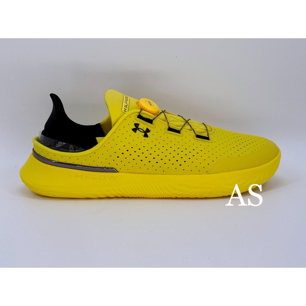 Under Armour Flow SlipSpeed Trainer NB Men's 16 /W 17.5 Yellow Black 3026197-700